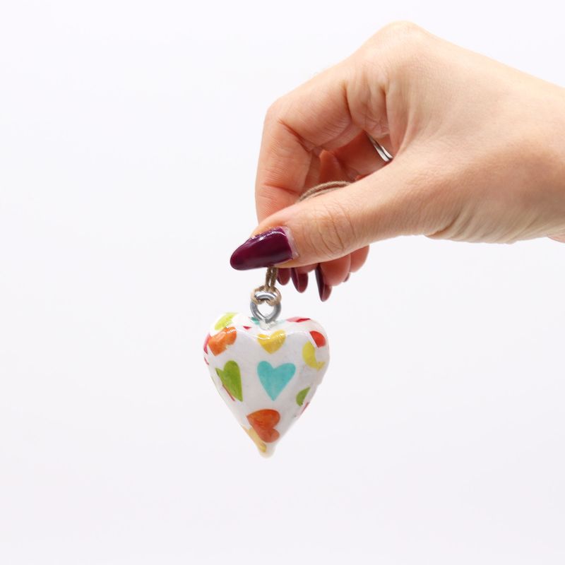 Small Decor Wood Hearts - Pastel Hearts