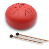 Large Happy Drum Om Red- 22x18cm