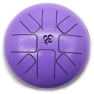 Large Happy Drum Om Violet- 22x18cm