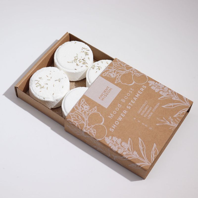 Set of Zen Shower Steamers - Therapy Wellness Gift Set- Mood Boost