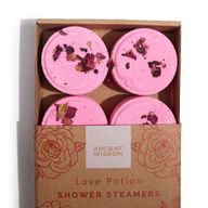 Set of Zen Shower Steamers - Therapy Wellness Gift Set- Love Potion