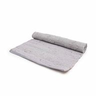Small Indian Handloom Cotton Rug - 50x90cm - Grey