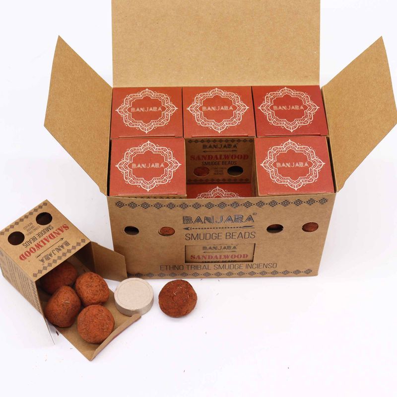 Banjara Smudge Beads - Sandalwood