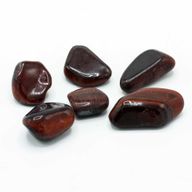 African Gemstone Tigers Eye - Red - Size 8 - 30mm (KG)