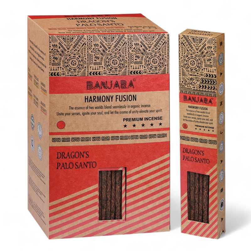 Banjara Palo Santo Smudge Incense Sticks - Dragon's Blood