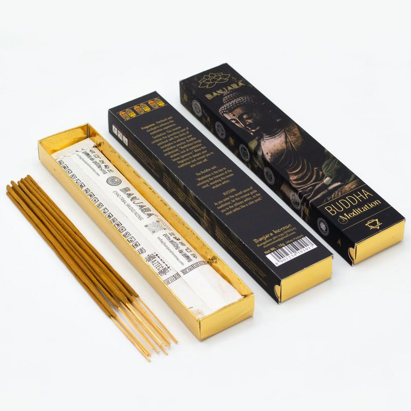 Banjara Buddha Incense Gift Pack Starter – 12 Boxes of 6 Incenses