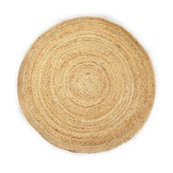 Round Soft Jute Rug - 90cm