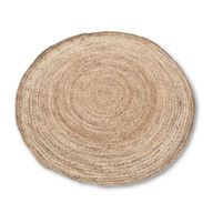 Lrg Round Soft Jute Rug - 150cm