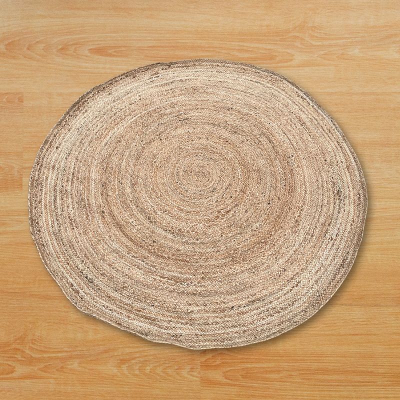 Lrg Round Soft Jute Rug - 150cm