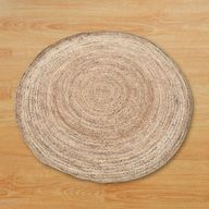 Lrg Round Soft Jute Rug - 150cm