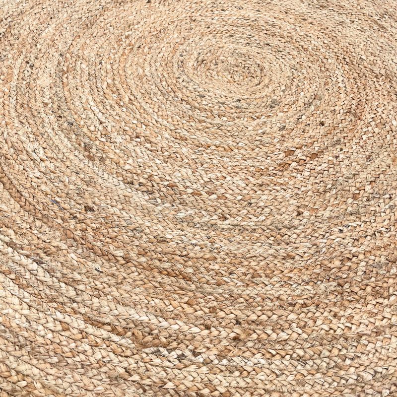 Lrg Round Soft Jute Rug - 150cm