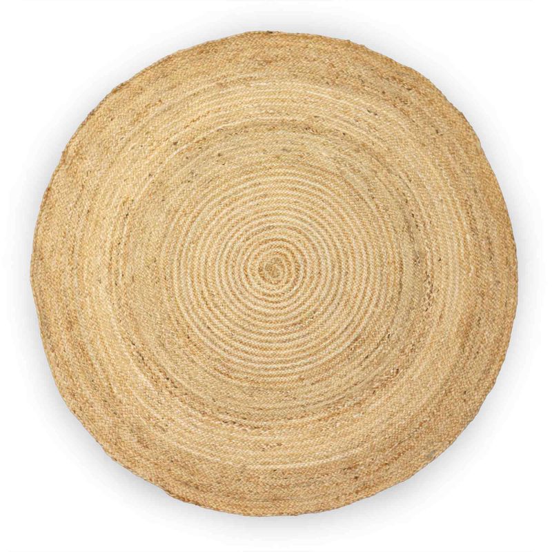 Lrg Round Soft Jute Rug - 150cm
