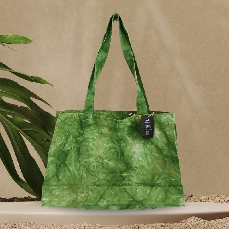 Hop Hare Handy Bag - Forest Green Stonewash Effect