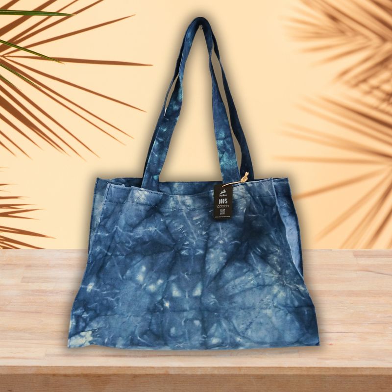 Hop Hare Handy Bag - Deep Sea Blue Stonewash Effect