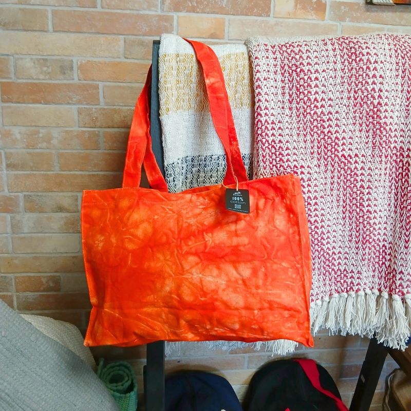 Hop Hare Handy Bag - Desert Orange Stonewash Effect