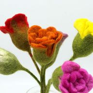 Felt Flowers - Roses - Assorted Colours