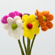 Felt Flowers - Daisy - Assorted Colours