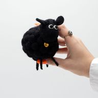 Little Felt Sheep - Black