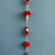 Felt Wall Hanging - Redtop Mushrooms