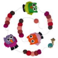 Felt Wall Hanging - Owls (random colours)