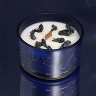 Zodiac Crystal Candle with Gemstone Bracelet - Gemini
