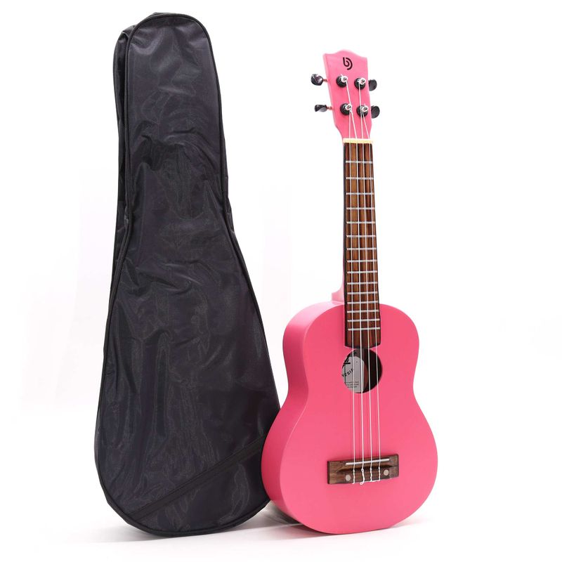 Artisan Made Ukulele - Bright Pink Finish (4 String)