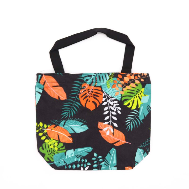 Tropical Handy Quick Shop Bag - (3x Assorted Designs) - 32x23x10cm