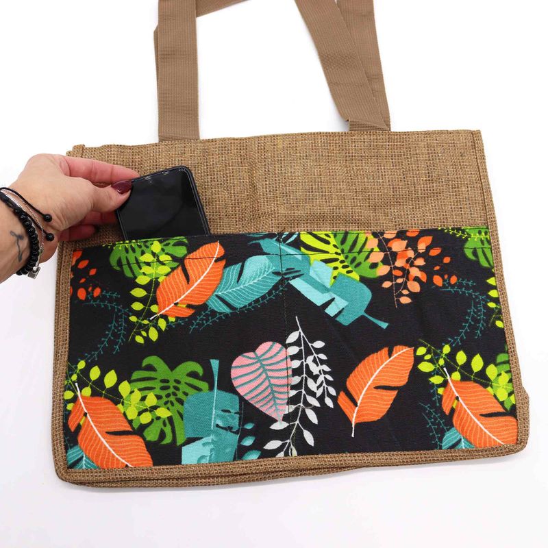 Tropical Market Shopping Bag - (3x Assorted Designs) - 40x30x9cm