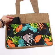 Tropical Market Shopping Bag - (3x Assorted Designs) - 40x30x9cm