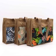 Tropical Market Shopping Bag - (3x Assorted Designs) - 40x30x9cm