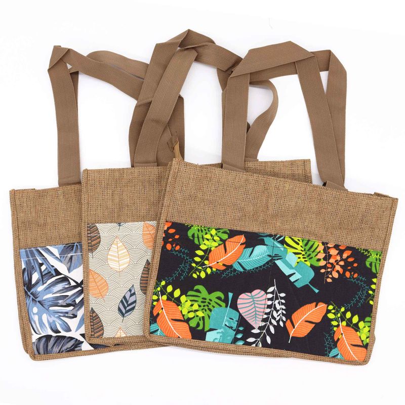 Tropical Market Shopping Bag - (3x Assorted Designs) - 40x30x9cm