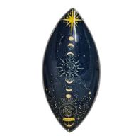 Enamel Incense Bowl - Aluminum - Zodiac Moon Phases