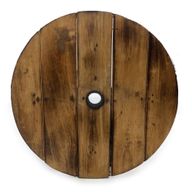 Beer Barrel Stool & Parasol Stand 38x32cm - Natural