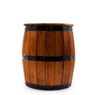 Beer Barrel Stool & Parasol Stand 38x32cm - Natural
