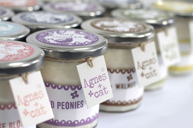 220g Soy Wax Jam Jar Candle - Coffee and Walnut