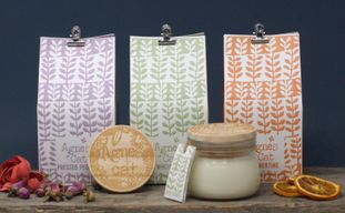 180g Gift Boxed Soy Wax Kilner Jar Candle - Pressed Peonies