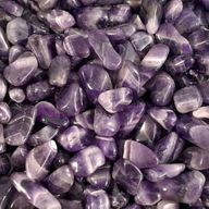 Tumble Stone - Amethyst Banded M