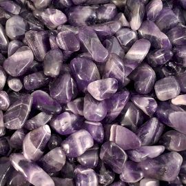 Tumble Stone - Amethyst Banded M