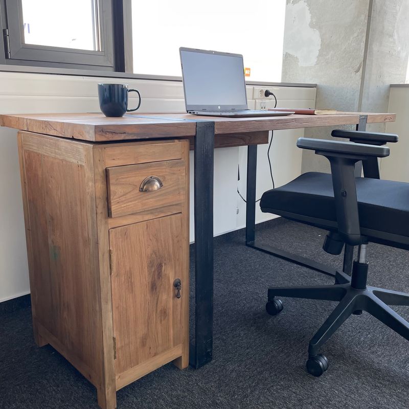 Reclaimed Wood - Office Desk Draws 30x70x35 cm
