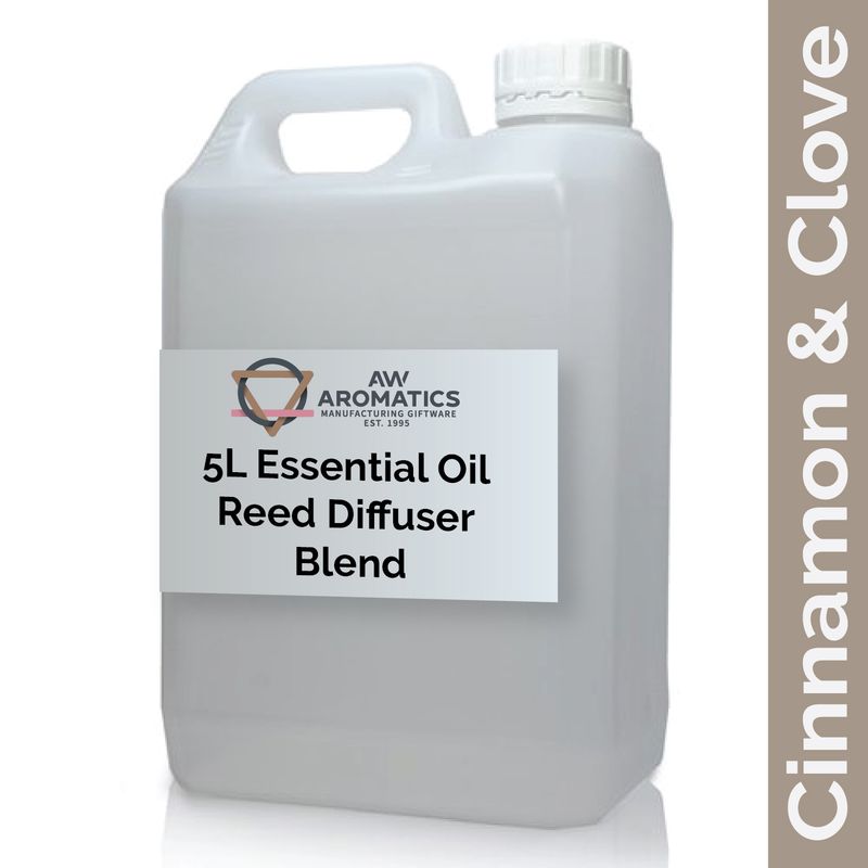5l Essential Oil Reed Diffuser Blend - Cinnamon & Clove