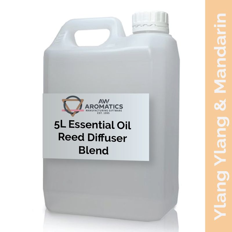 5l Essential Oil Reed Diffuser Blend - Ylang Ylang & Mandarin