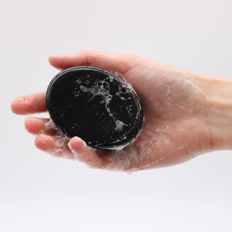 Charcoal Soap 85g - Lavender - White Label