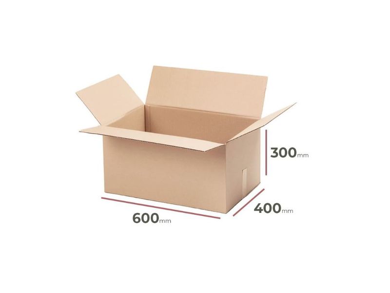 Cardboard box 5 layers 600 x 400 x 300 mm