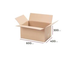 Cardboard box 5 layers 600 x 400 x 300 mm
