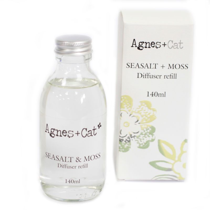 140ml Reed Diffuser Refill - Seasalt and Moss