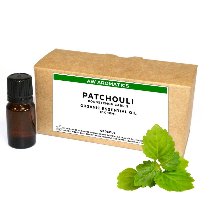 Patchouli Organic Essential Oil 10ml - White Label