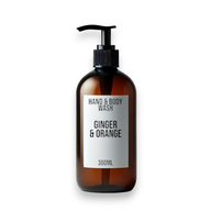 White Label Ginger & Orange Hand & Body Wash 300ml