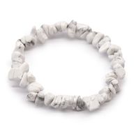 White Jasper Gem Bracelet Bath Bomb - White Label