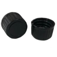 Black Cap for Dropper Bottles TE Boreseal Closure GL18-52 - No Dropper