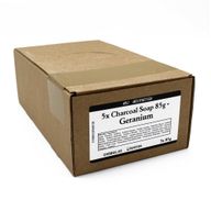 Charcoal Soap 85g - Geranium - White Label